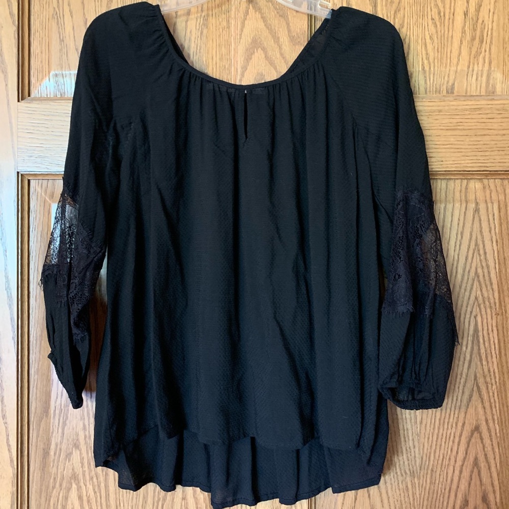 Boldizar lace inset detail blouse